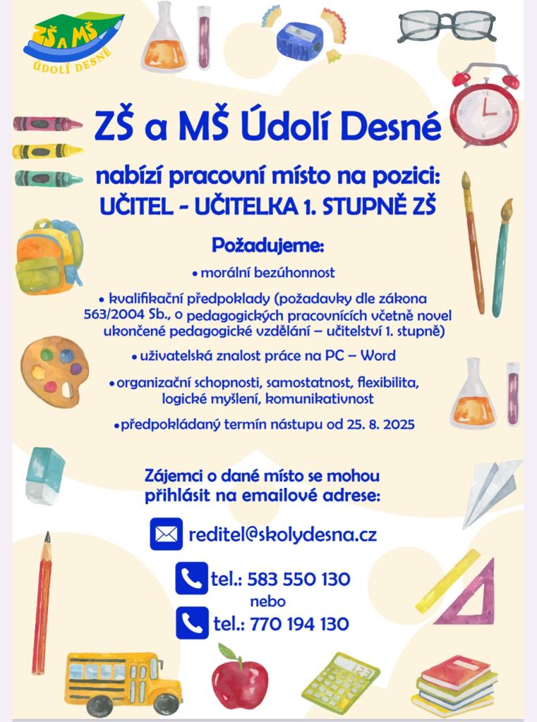 volné pracovní místo