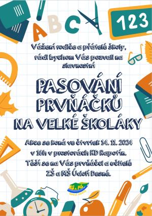 Pasování prvňáčků 2024 1